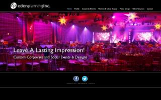 Eden Event Planning website