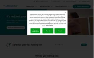 Miracle-Ear Hearing Aid Center of Clive website