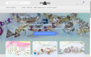 Prysm Jewelry & Piercing website