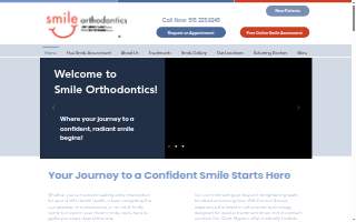 Smile Orthodontics of Clive website