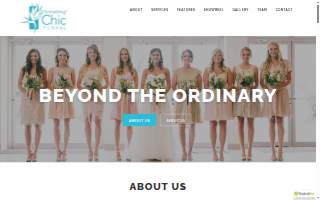 Something Chic Floral of Clive website