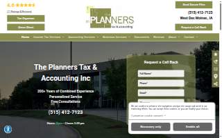 The Planners Tax & Accounting Inc website