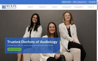 Wolfe Audiology of Cedar Falls website