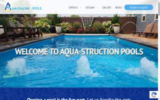 Aqua-Struction Pools of Coralville website