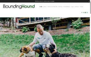 Bounding Hound website