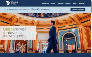 BrownWinick Law Firm website