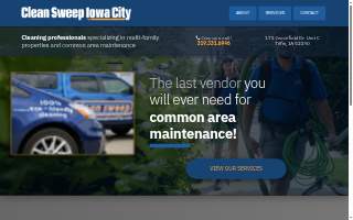Clean Sweep Iowa City LLC website