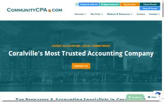 Community CPA - Coralville/Iowa City website