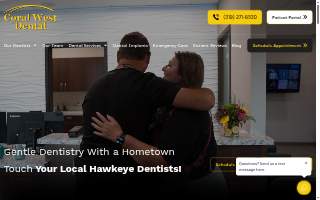 Coral West Dental website