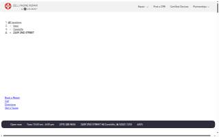 CPR Coralville website
