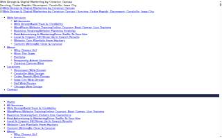 Creative Canvas of Coralville website