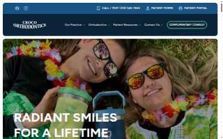 Croco Orthodontics website
