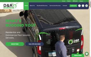 D & R Pest Control website