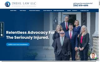 Diehl Law Offices website