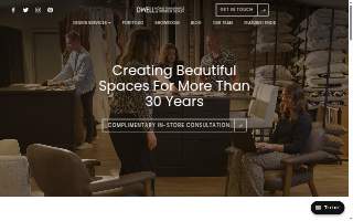 Dwell Home Furnishings & Interior Design website