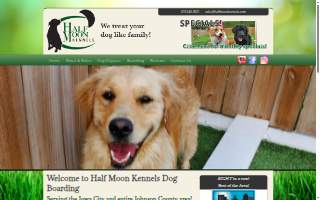 Half Moon Kennels of Coralville website