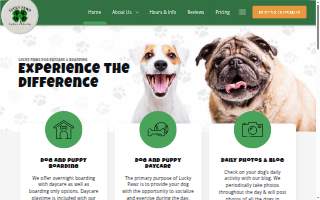 Lucky Pawz Iowa City LLC of Coralville website