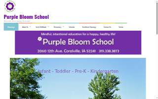 Purple Bloom School website