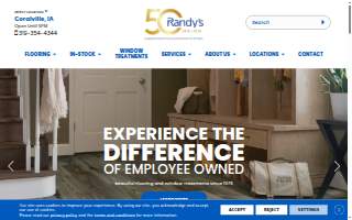 Randy's Flooring website
