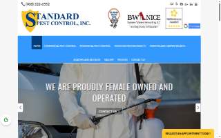 Standard Pest Control of Coralville website