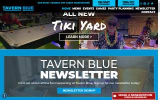 Tavern Blue website