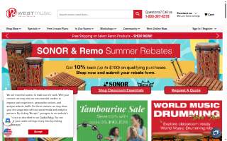 West Music Coralville website