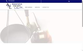 Amanda Heims Law website