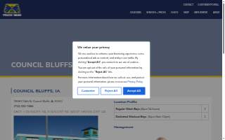 Blue Beacon Truck Wash of Council Bluffs website