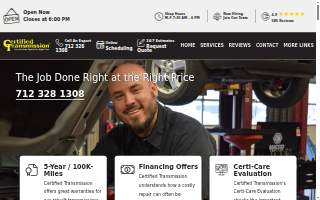 Certified Transmission website
