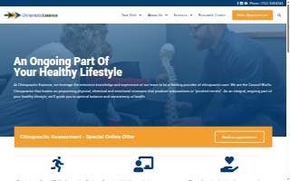 Chiropractic Essence website
