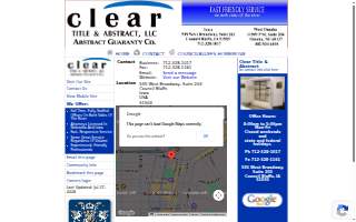 Clear Title & Abstract LLC website