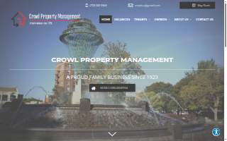 Crowl Property Management website