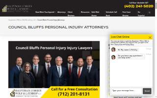 Hauptman, O'Brien Personal Injury Lawyers website