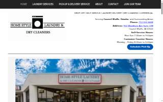 Home Style Laundry & Dry Cleaners website