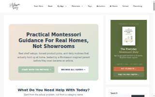 Montessori Children's House website