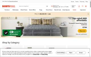 Bob's Discount Furniture and Mattress Store of Davenport website