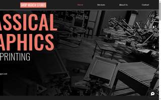 Classical Graphics Screen Printing website