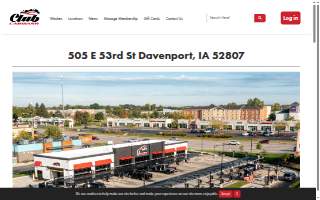 Club Car Wash of Davenport website