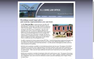 H.J. Dane Law Office website