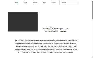 HK Speech Therapy website