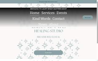 Illuminate Healing Studio website