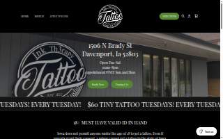 Ink Th3rapy Tattoo and Art Studio website