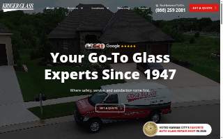 Kryger Glass of Davenport website
