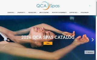 QCA Pools & Spas website