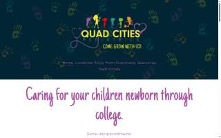 Quad Cities Pediatrics PC website