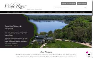 Wide River Winery website