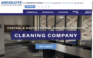 Absolute Cleaning Systems website
