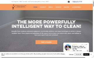 Actually Clean Floor & Furniture Des Moines website