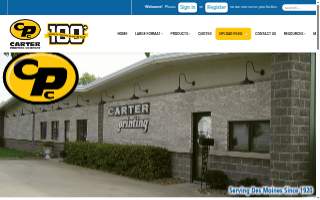 Carter Printing Co website
