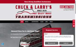 Chuck And Larry's Transmission website